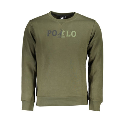 Sweat-shirt ras du cou vert élégant US Grand Polo