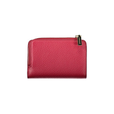 Portefeuille femme en cuir rouge Coccinelle
