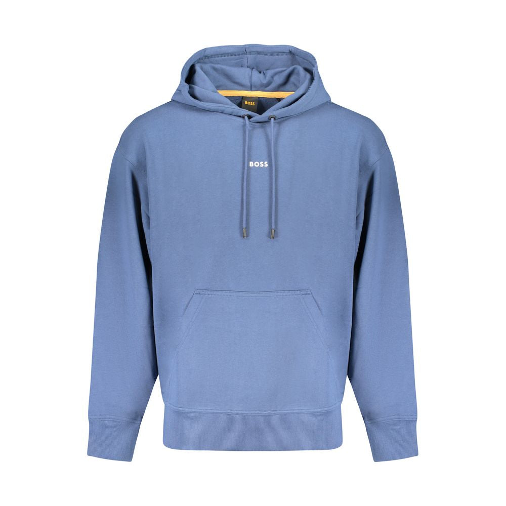 Hugo Boss Blauwe Katoenen Herentrui