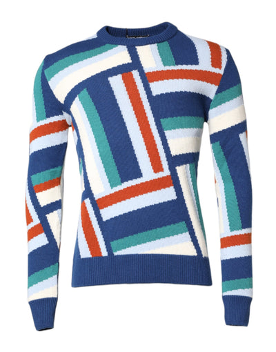Pull en maille de cachemire multicolore Dolce &amp; Gabbana