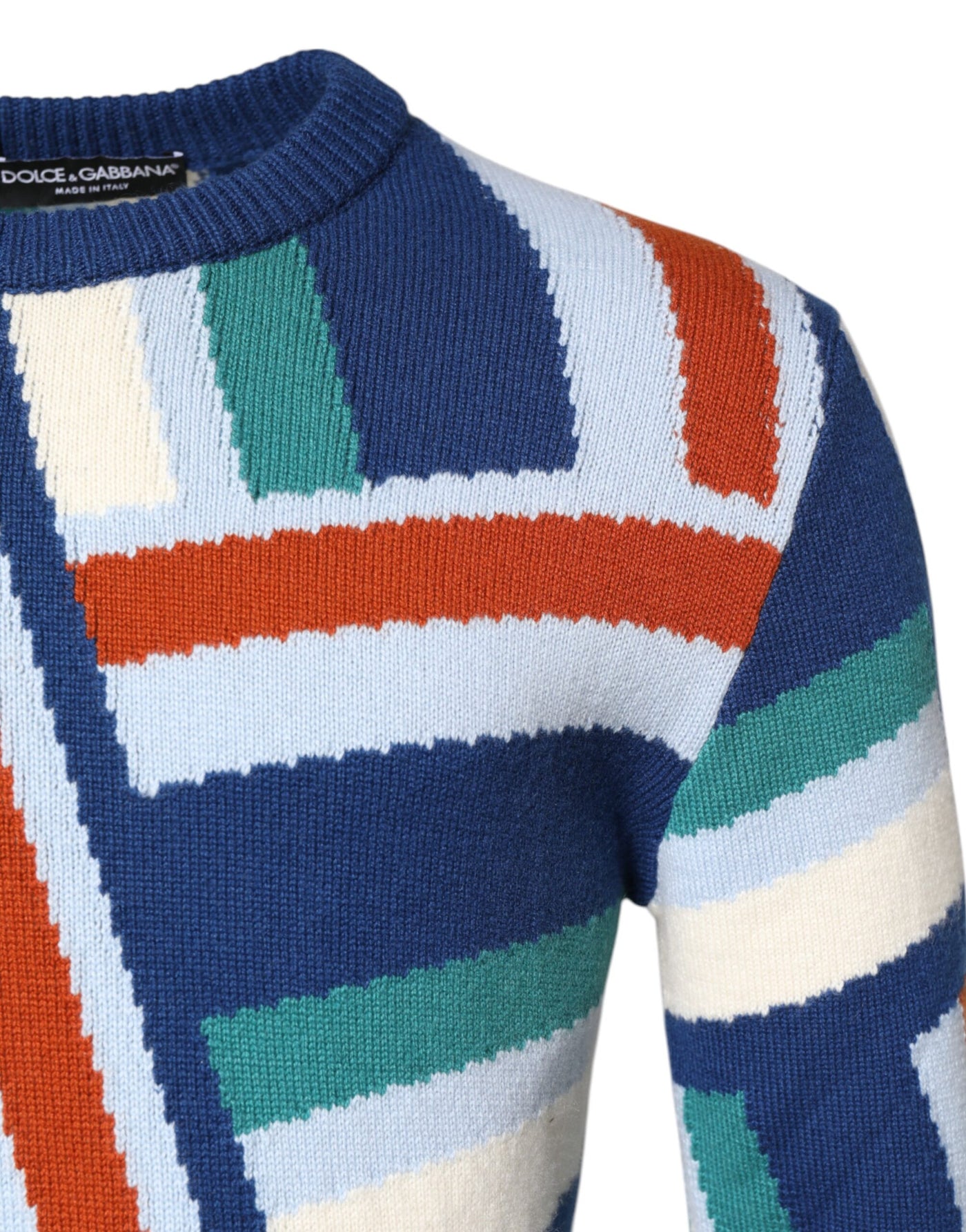 Pull en maille de cachemire multicolore Dolce &amp; Gabbana