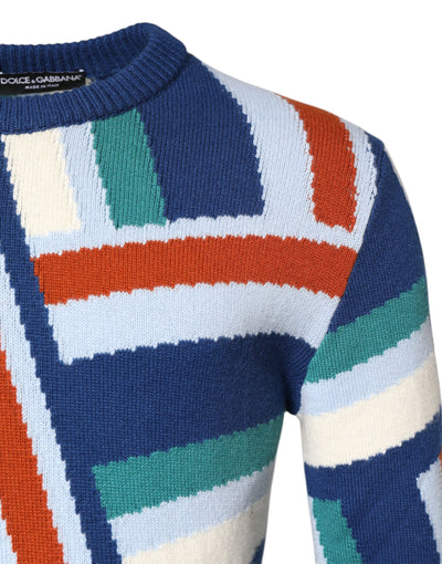 Pull en maille de cachemire multicolore Dolce &amp; Gabbana