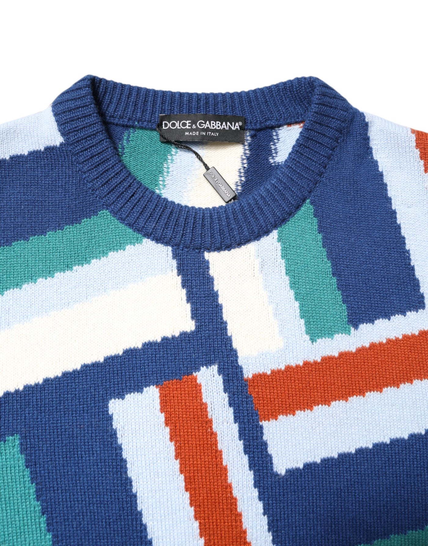 Pull en maille de cachemire multicolore Dolce &amp; Gabbana