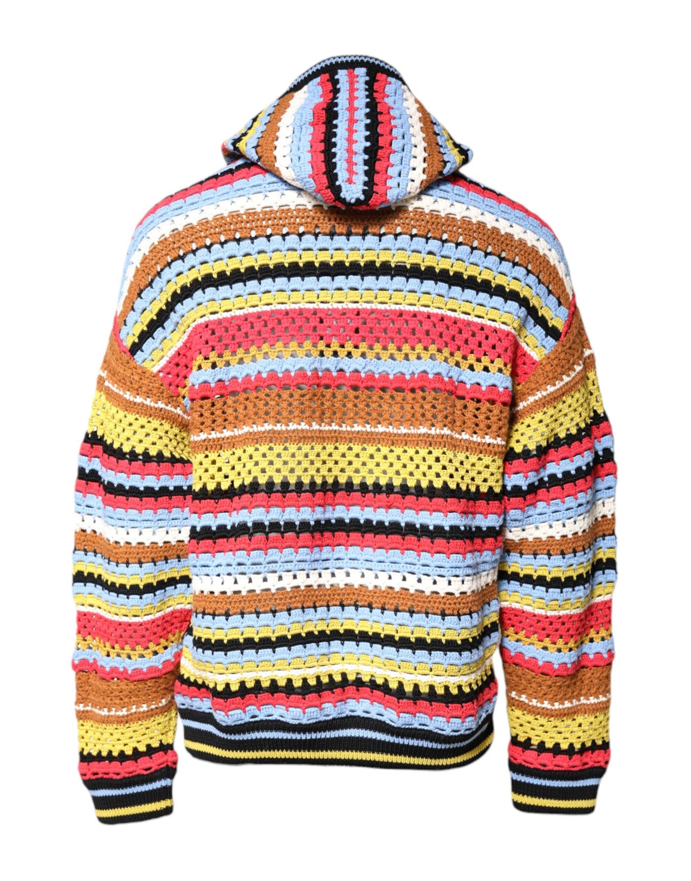 Pull à capuche en coton multicolore Dolce &amp; Gabbana