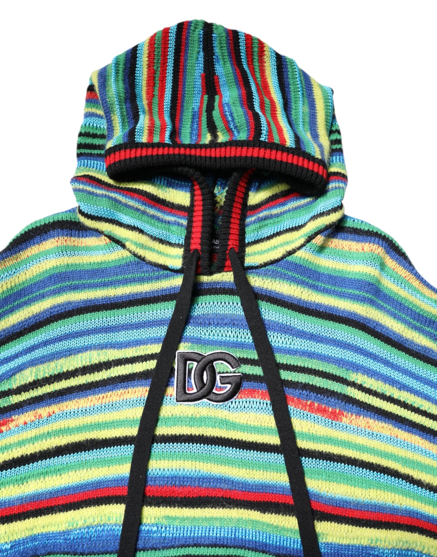 Pull à capuche en coton multicolore Dolce &amp; Gabbana