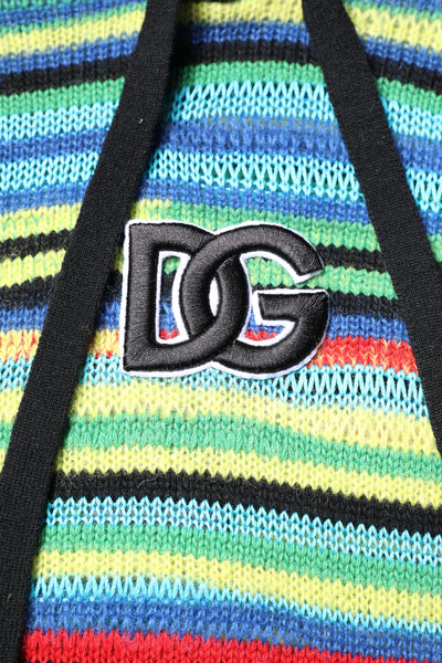 Pull à capuche en coton multicolore Dolce &amp; Gabbana
