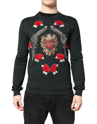 Pull noir à paillettes Dolce &amp; Gabbana