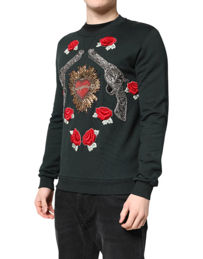 Pull noir à paillettes Dolce &amp; Gabbana