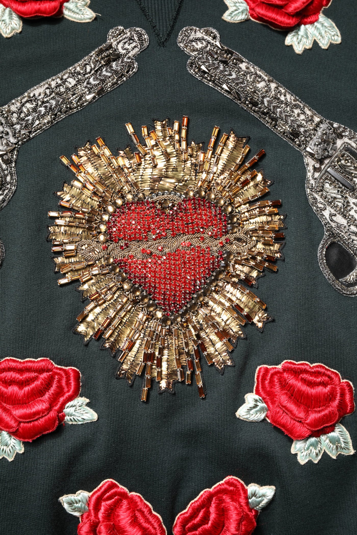Pull noir à paillettes Dolce &amp; Gabbana