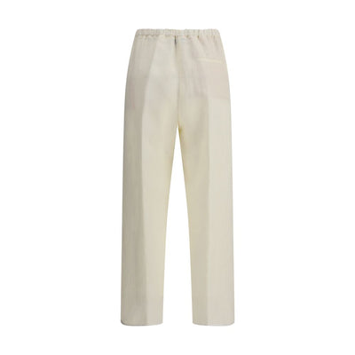 Pantalon en lin brodé Forte_Forte