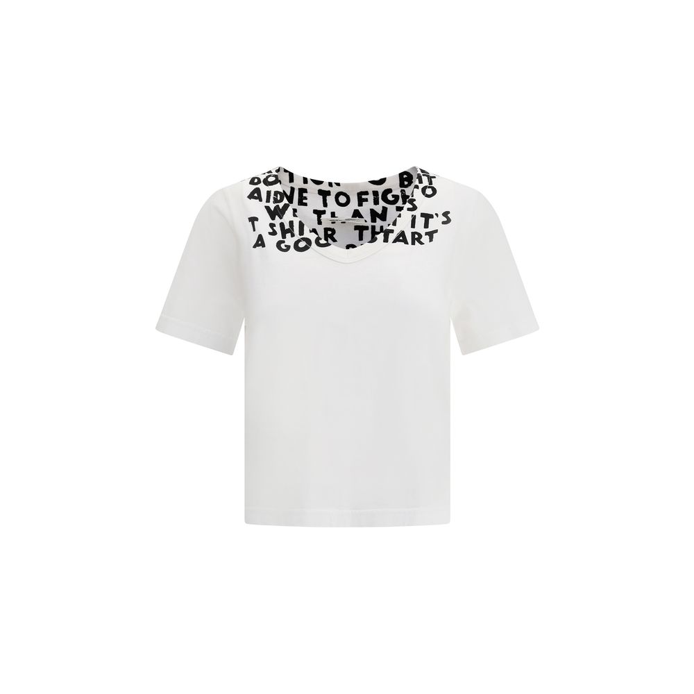 T-shirt col V MM6