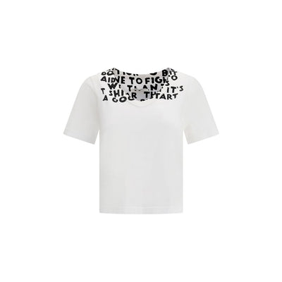 T-shirt col V MM6
