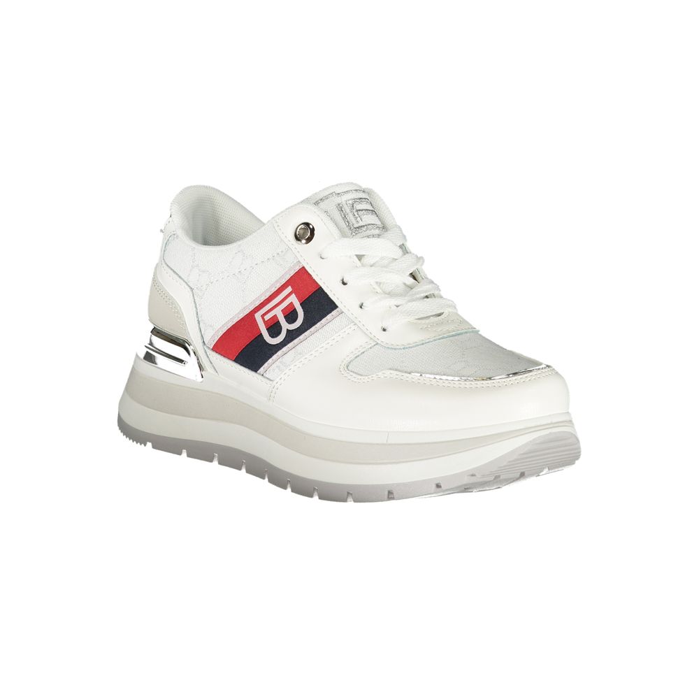 Laura Biagiotti Witte Polyester Dames Sneaker