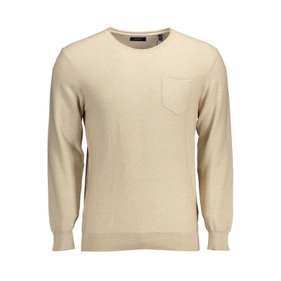 Pull Gant en coton beige pour homme