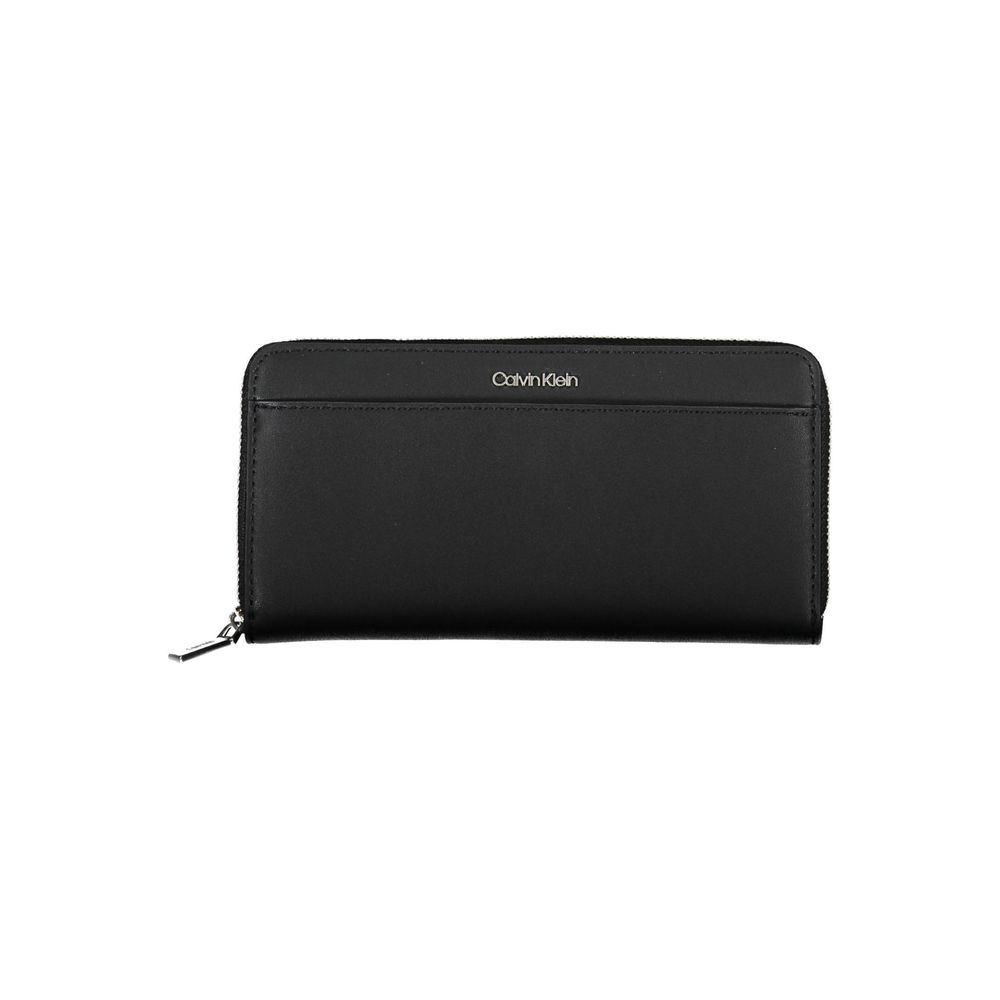 Calvin Klein Zwarte Polyethyleen Dames Portemonnee
