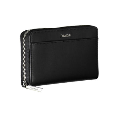 Calvin Klein Zwarte Polyethyleen Dames Portemonnee