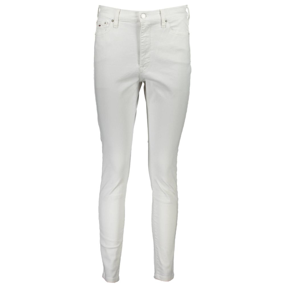 Jean en coton blanc Tommy Hilfiger pour femme
