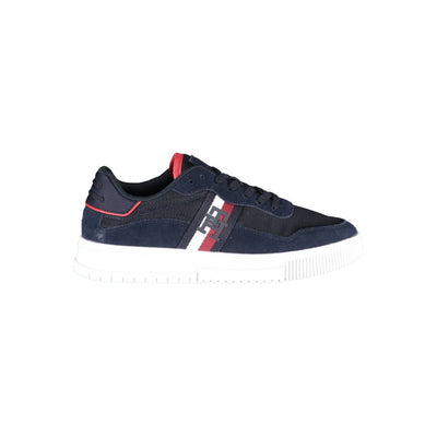 Baskets Tommy Hilfiger bleues en polyester pour homme