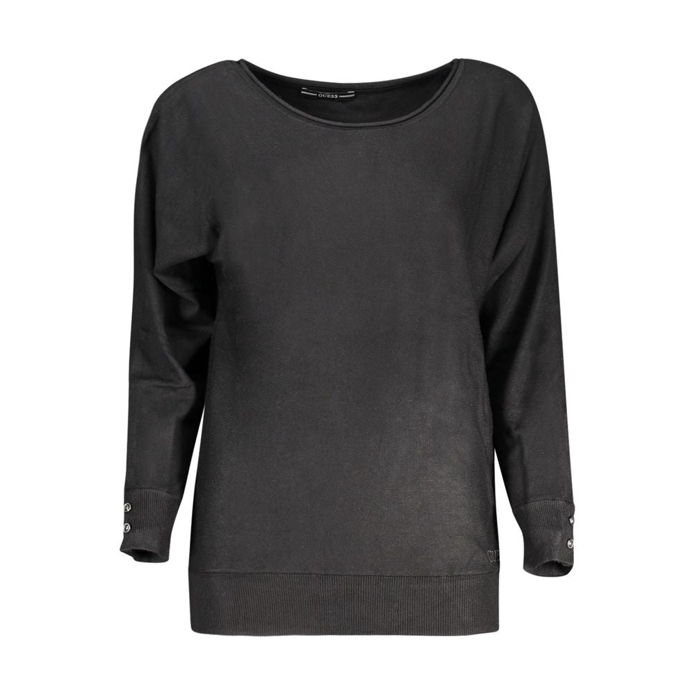 Pull en viscose noir Guess Jeans