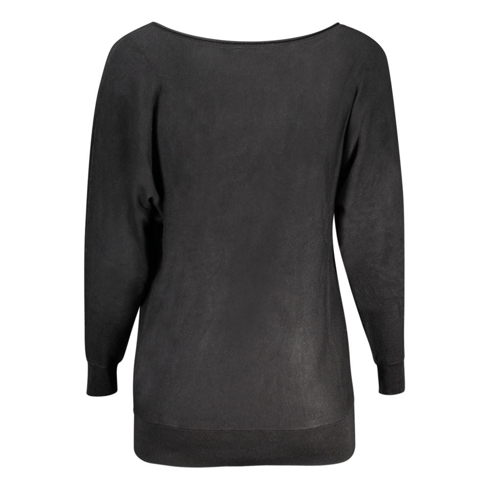 Pull en viscose noir Guess Jeans