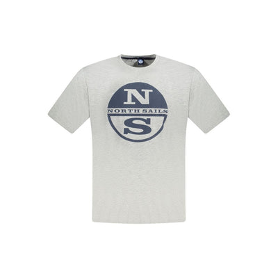 North Sails grijs katoenen heren T-shirt