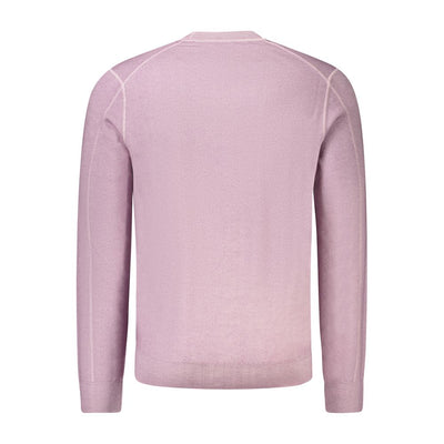 Pull en laine violet Hugo Boss pour homme