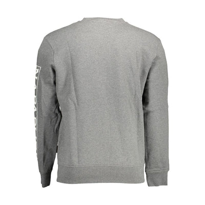 Pull Napapijri marron en coton pour homme