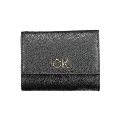 Portefeuille femme Calvin Klein en polyéthylène noir