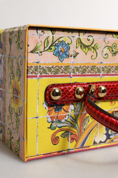 Dolce &amp; Gabbana Zwarte Jurk Keramiek Porselein Mode Leer Sicilië Poppen