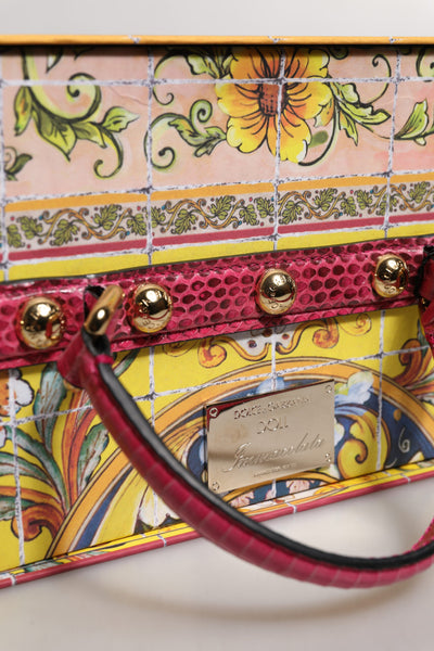 Dolce &amp; Gabbana Zwarte Jurk Keramiek Porselein Mode Leer Sicilië Poppen