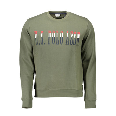 Pull homme en coton vert US POLO ASSN.
