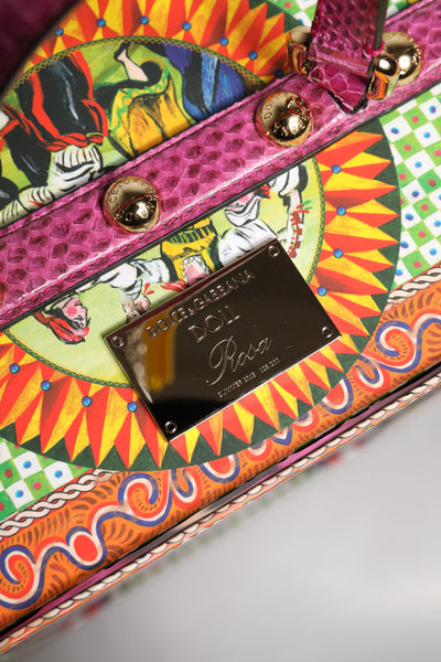 Dolce &amp; Gabbana Zwarte Jurk Keramiek Porselein Mode Leer Sicilië Poppen