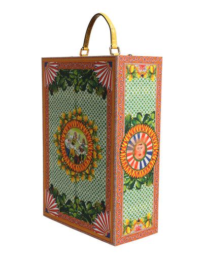 Dolce &amp; Gabbana Rode Jurk Keramiek Porselein Modedoos Leer Sicilië Poppen