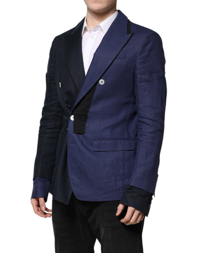 Blazer croisé bleu marine Dolce &amp; Gabbana