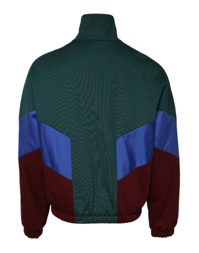 Dolce &amp; Gabbana Multicolor Katoenen Logo Full Zip Jas