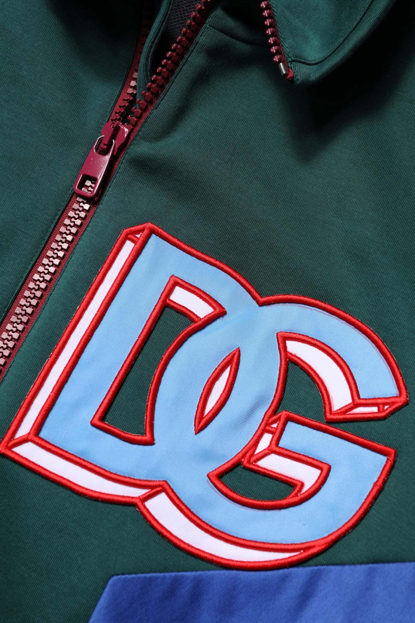Dolce &amp; Gabbana Multicolor Katoenen Logo Full Zip Jas