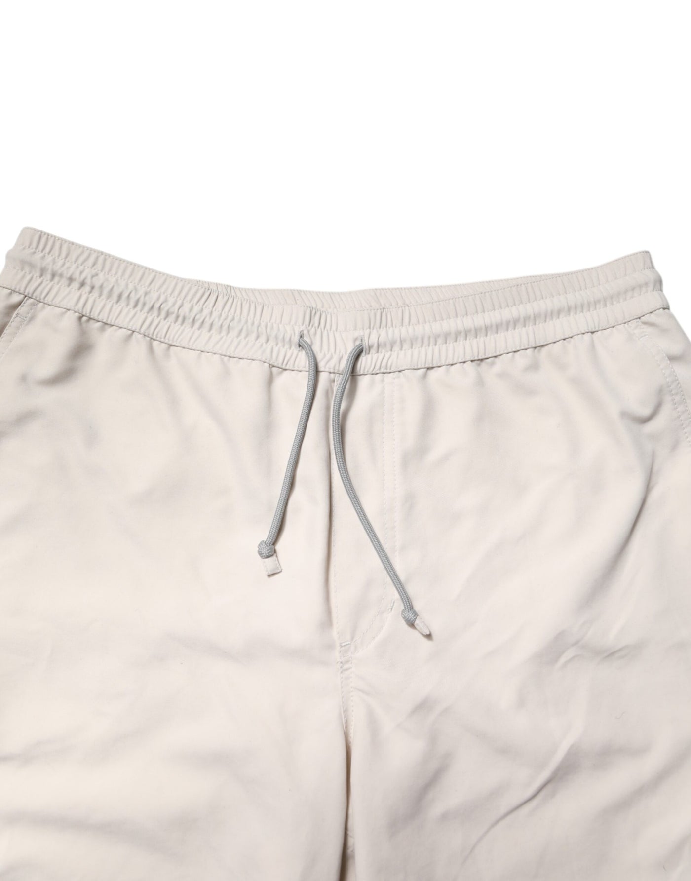 Brunello Cucinelli Off White Logo Heren Bermuda Sweatshorts Shorts