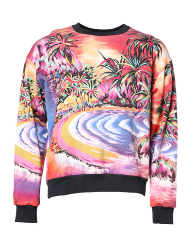 Dolce &amp; Gabbana Multicolor Print Ronde Hals Trui