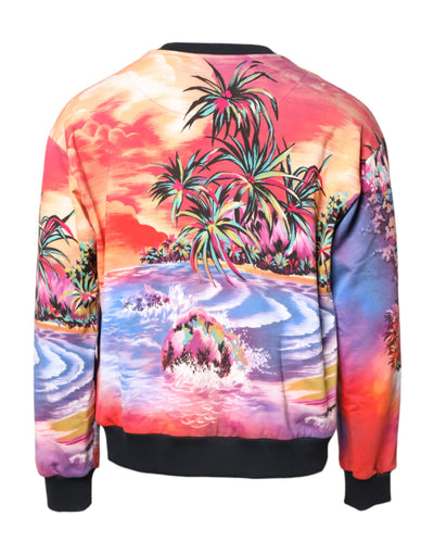 Dolce &amp; Gabbana Multicolor Print Ronde Hals Trui