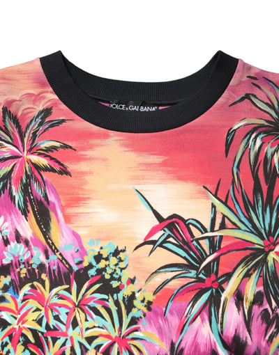 Dolce &amp; Gabbana Multicolor Print Ronde Hals Trui