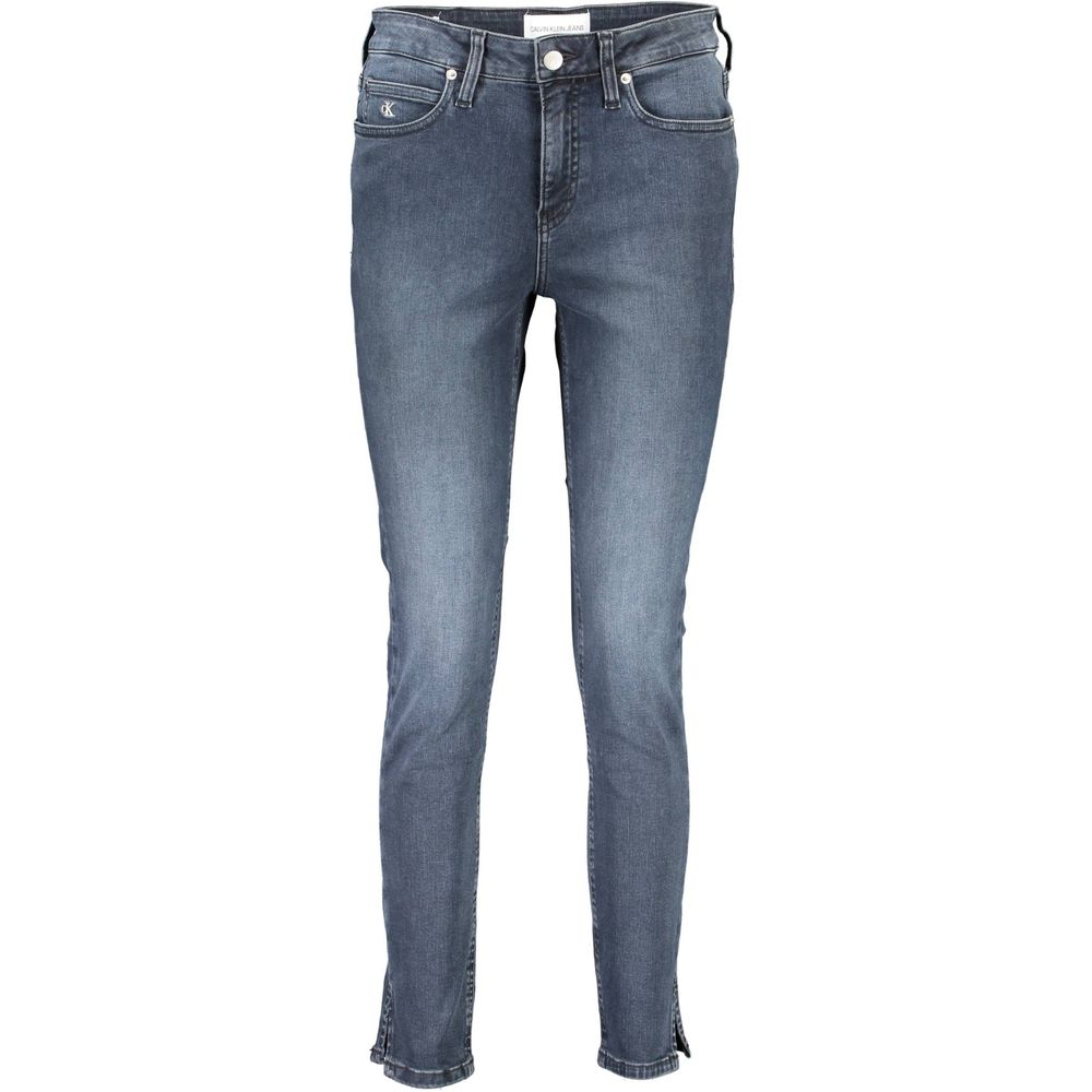 Jean Calvin Klein en coton bleu pour femme
