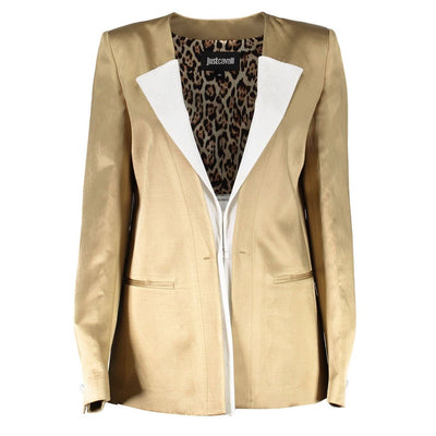 Just Cavalli Gold Linnen Damesjas