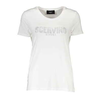 Scervino Street White Elastane Women Top