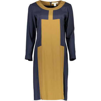 Robe Gant en viscose bleue pour femme