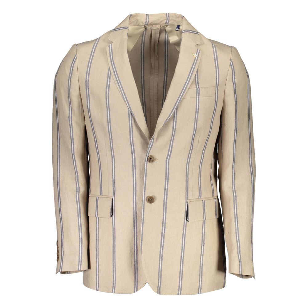 Veste homme en lin beige Gant