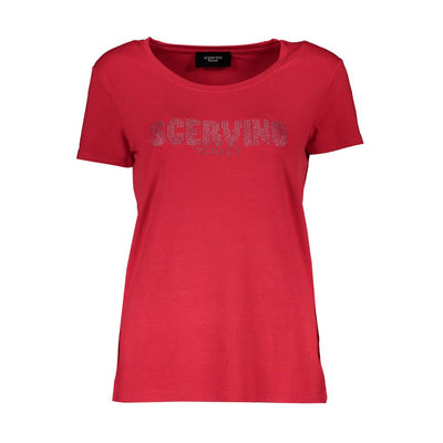 Scervino Street Red Elastane Women Top
