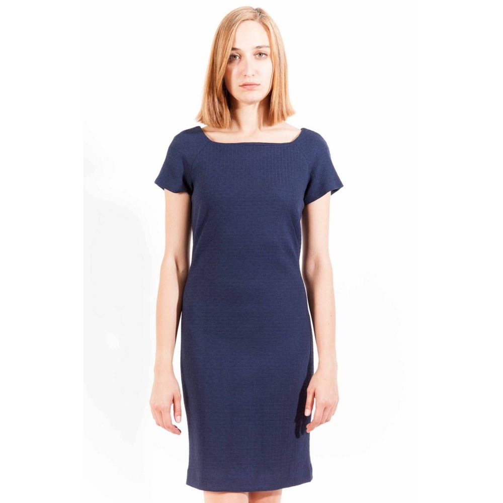 Gant Blauwe Viscose Jurk