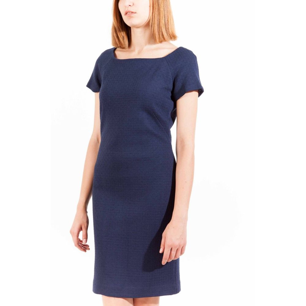 Gant Blauwe Viscose Jurk