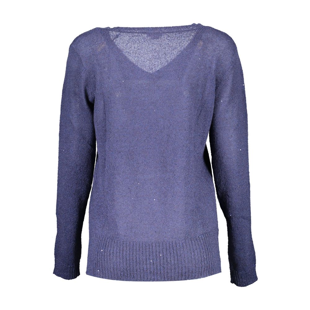Pull femme en acrylique bleu US POLO ASSN.