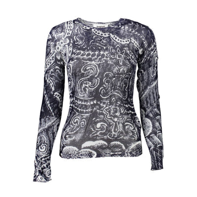 Pull Desigual bleu en viscose pour femme